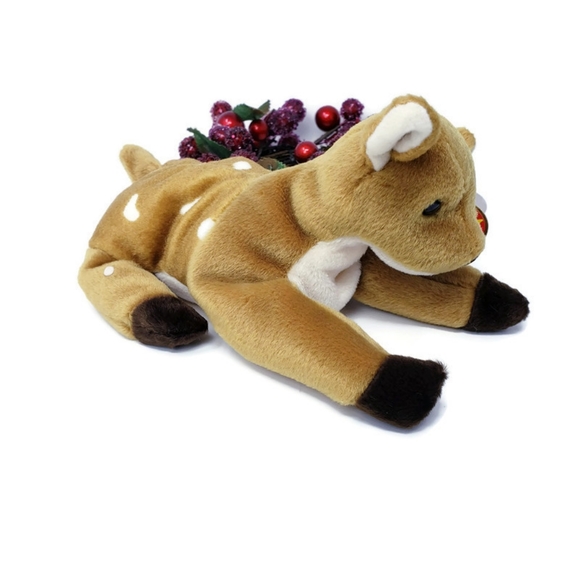 "Whisper" Vintage Original Ty Beanie Babies Fawn with tag - Picture 4 of 9